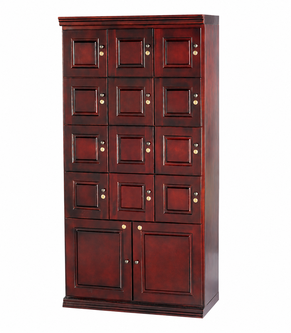 Mahogany Cigar Locker Humidor (Dark Mahogany) STANDING DISPLAY
