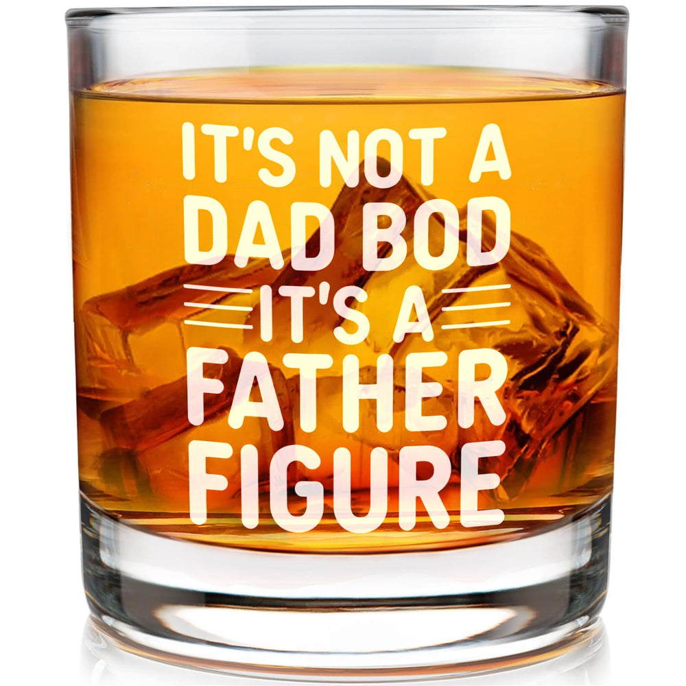 Funny "Father Figure" Whiskey Glass Father Figure 11 Oz