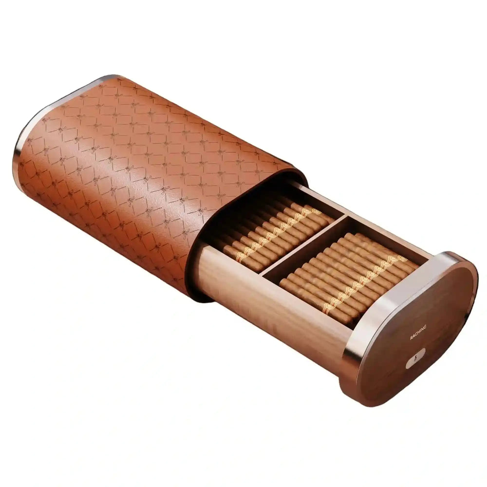 Premium Spanish Cedar Humidor – Slide-Out Luxury Cigar Storage (180–260 Capacity)