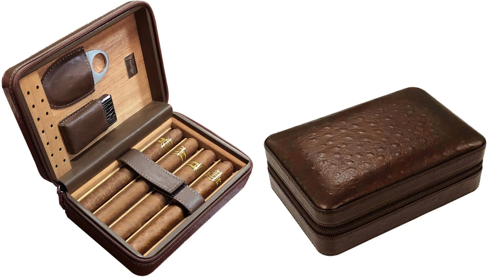 Manhattan Travel Humidor (Brown)